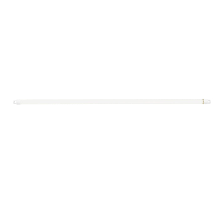 Fantasia 5/16-Inch Swivel End Sash Rod - Adjustable Width for Sheer, Lace, or Lightweight Curtains - White