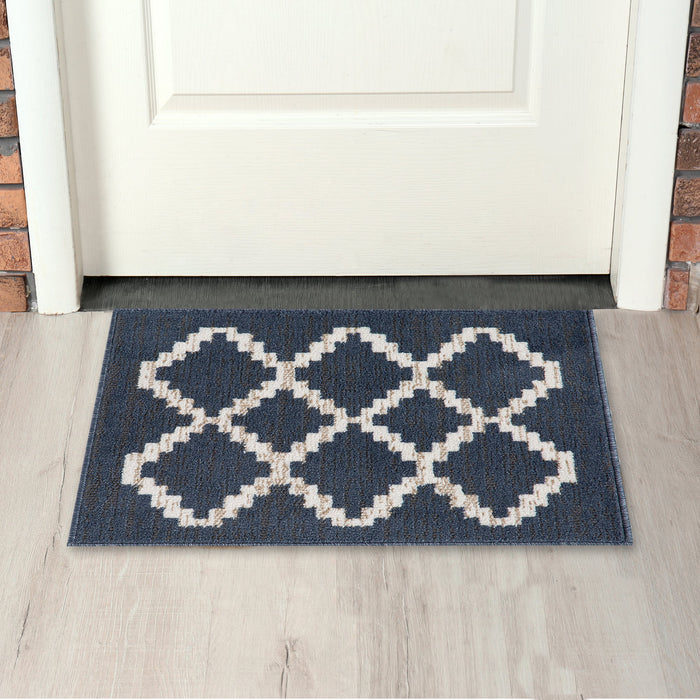 3 Piece Rug Set - Landon Blue/Grey