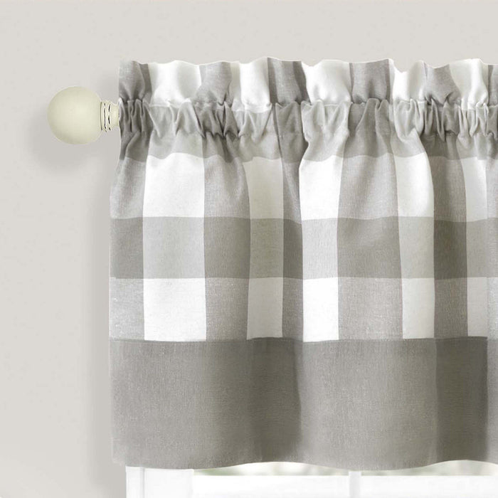 Hunter Rod Pocket Window Curtain Valance - 52 Inches x 14 Inches, Soft Chenille Fabric