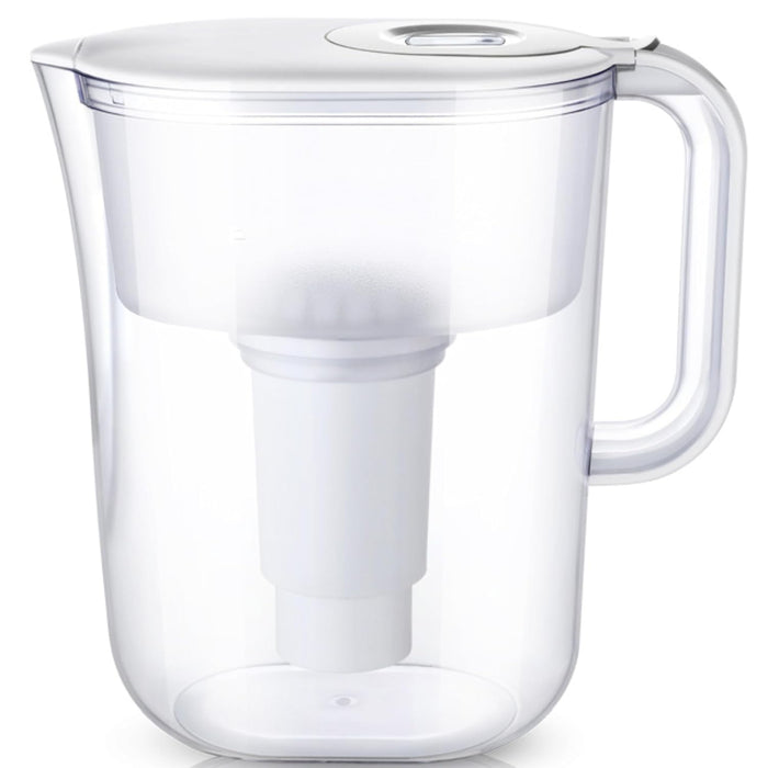 10-Cup Water Filter Pitcher with 5 Water Filters & Electronic Filter Change Reminder - Compatible Brita Water Pitcher Brita Filter Replacement - Compatible Brita Filter Pitcher