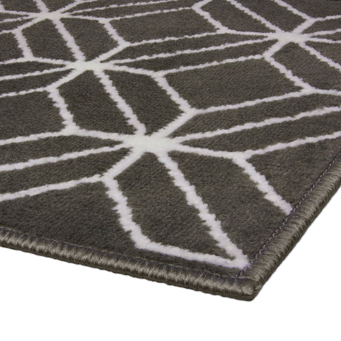 3 Piece Rug Set - Zara Grey