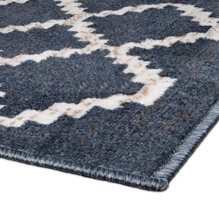 3 Piece Rug Set - Landon Blue/Grey