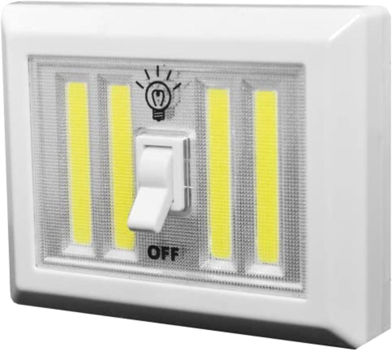 Joey'z Litesaver Xl Magnetic Led Light, Battery Powered Stick-On Cob Switch, 400 Lumen Portable Night Light, Battery Powered Lights