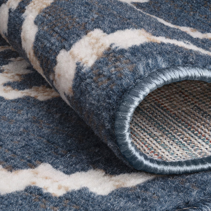 3 Piece Rug Set - Landon Blue/Grey