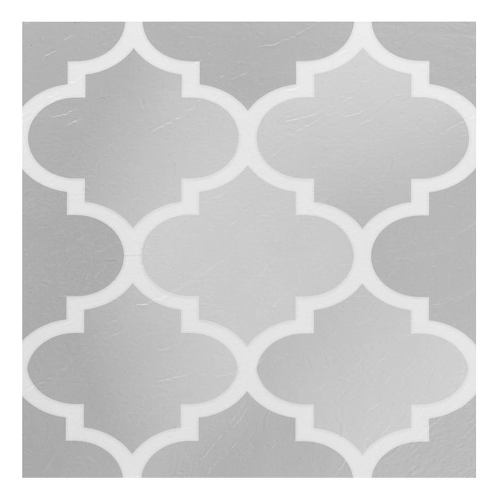 Retro Style 12x12 Self Adhesive Vinyl Floor Tile - 20 Tiles, 20 sqft - Arabesque