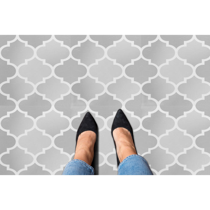 Retro Style 12x12 Self Adhesive Vinyl Floor Tile - 20 Tiles, 20 sqft - Arabesque