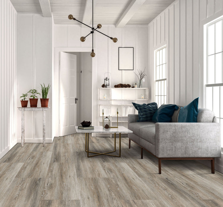 Palazzo 12x24 Self Adhesive Vinyl Floor Tile - Easy DIY Installation, 20 sqft Coverage, 5-Year Warranty - 20 Tiles/40 sq. ft. - Beechwood