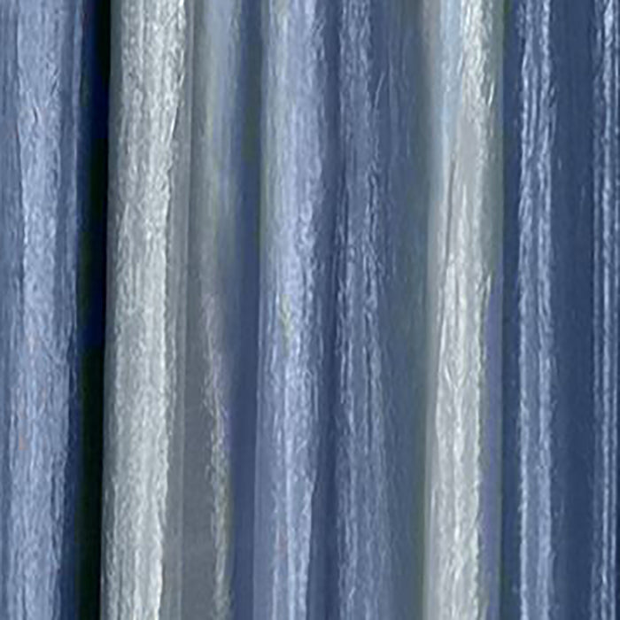 Window Curtain Scarf - Ombre Design, 50 Inch Width, Easy-to-Clean Polyester Fabric, Blush Tones and Natural Hues - Blue