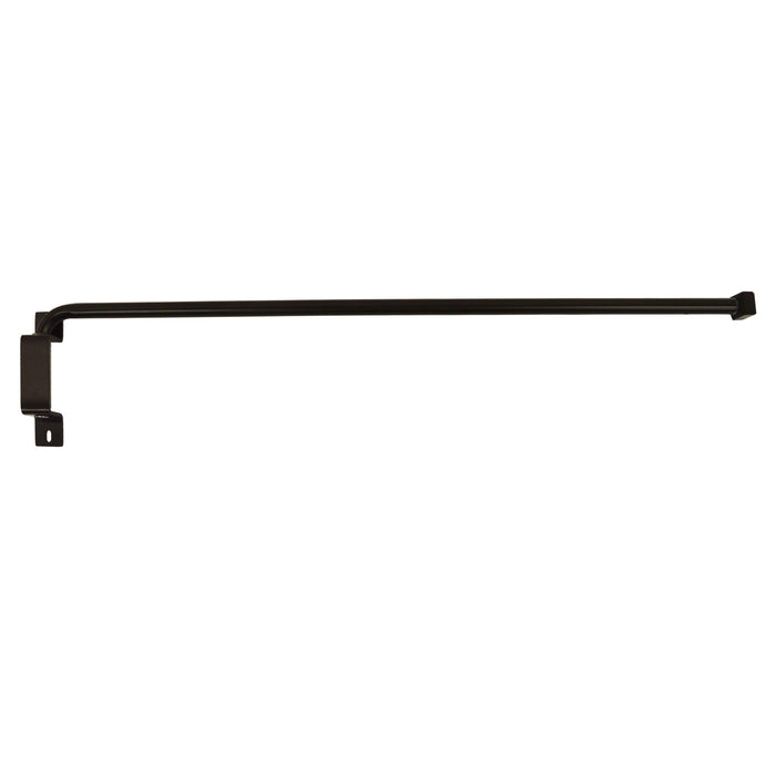 Innovative Swing Arm Curtain Rod - ½-Inch Diameter, Fits 22-36 Inch Windows, Brent Style - Bronze