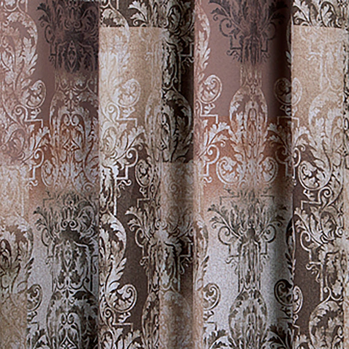 Vogue Grommet Window Curtain Panel - Room Darkening, Energy Efficient, Enhances Privacy - Brown - 50x84