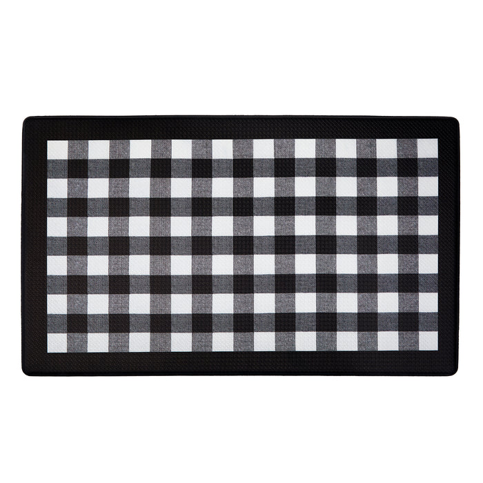 Anti Fatigue Mat 18x30 - Buffalo Check Black