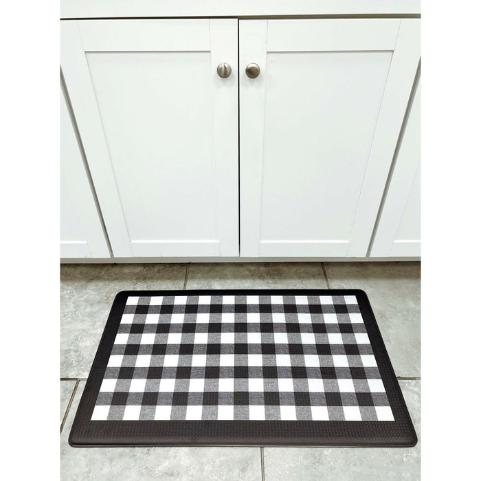 Anti Fatigue Mat 18x30 - Buffalo Check Black