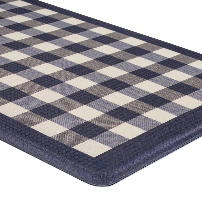 Anti Fatigue Mat 18x30 - Buffalo Check Navy