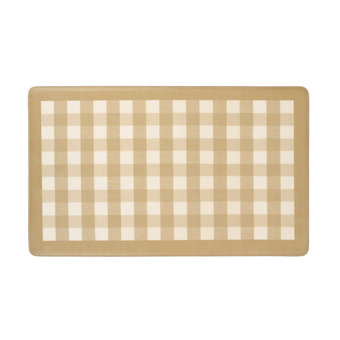 Anti Fatigue Mat 18x30 - Buffalo Check Taupe