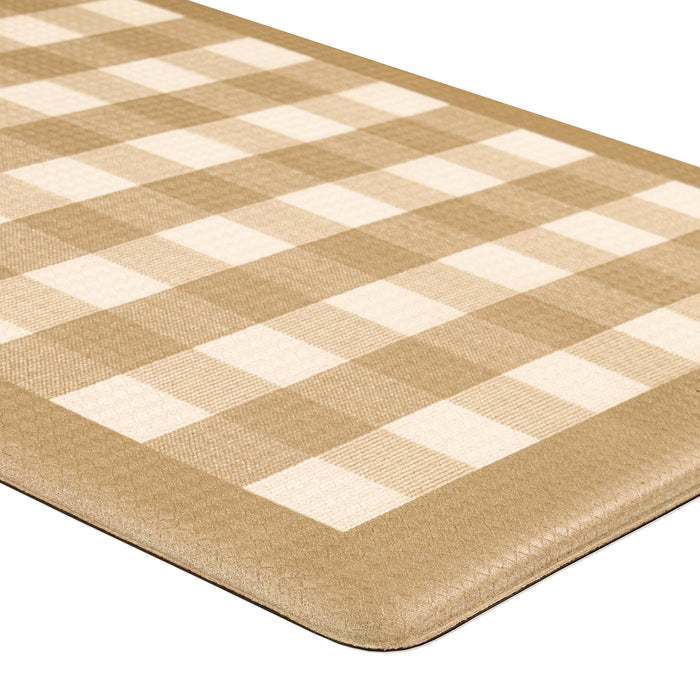 Anti Fatigue Mat 18x30 - Buffalo Check Taupe