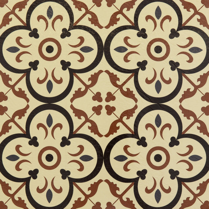 Retro Style 12x12 Self Adhesive Vinyl Floor Tile - 20 Tiles, 20 sqft - Burch