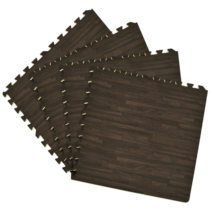 24x24 Anti Fatigue Floor Tiles 4 tiles/16 Sq. Ft. - Charcoal