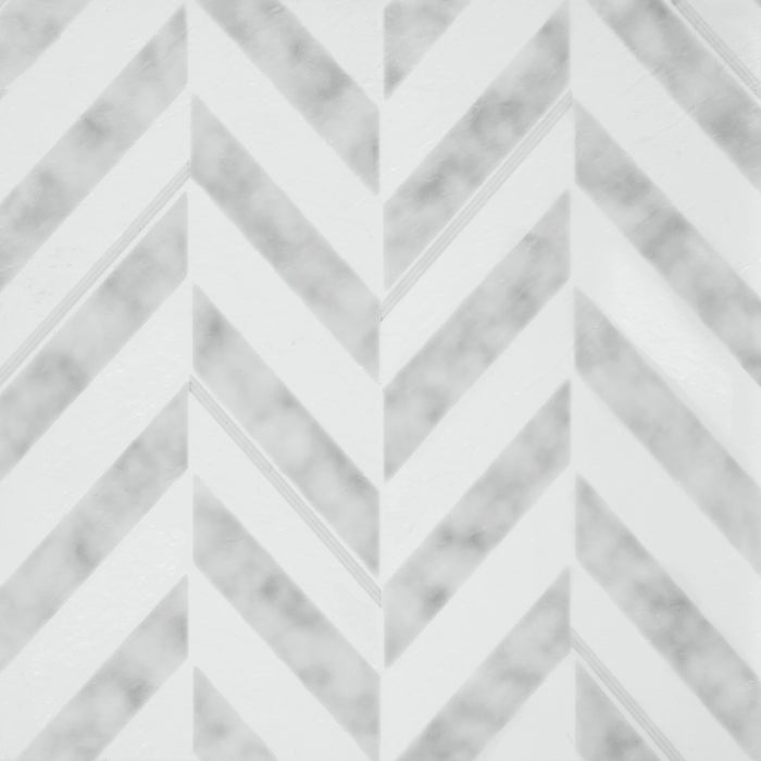 Retro Style 12x12 Self Adhesive Vinyl Floor Tile - 20 Tiles, 20 sqft - Chevron