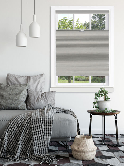 Cordless Honeycomb Cellular Shade - Dove Grey - 39x64