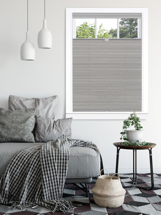 Cordless Honeycomb Cellular Shade - Dove Grey - 35x64