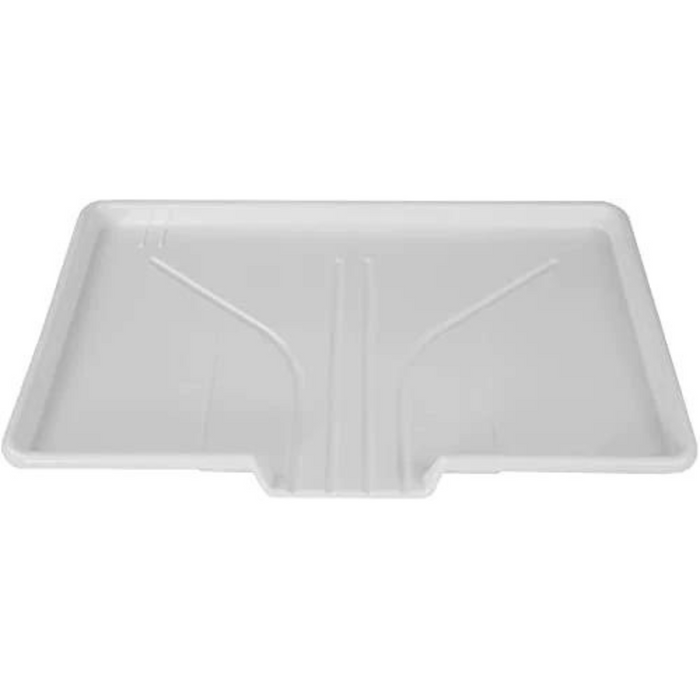 Extra Large 3 Piece Dish Rack Sink Set with Removable Drainboard & Utensil Holder - Heavy Duty Coated Wire - 19" x 12" x 5" - Silver