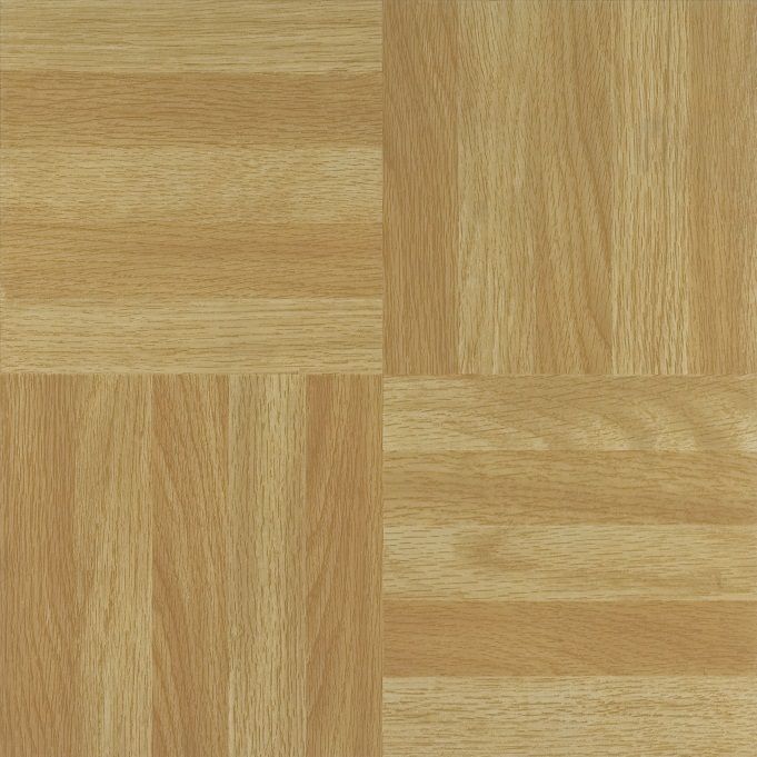 Tivoli 12x12 Self Adhesive Vinyl Floor Tile - Covers 45 Square Feet, 1-Year Warranty - Four Finger Square Parquet