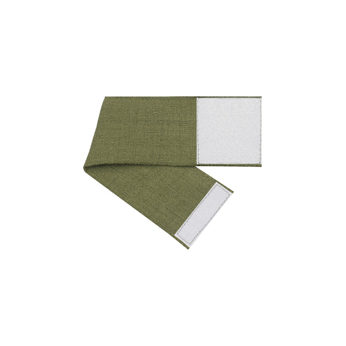 Darcy Rod Pocket Door Panel with Tieback, Soft Radiance, Machine Washable - Green - 54x40