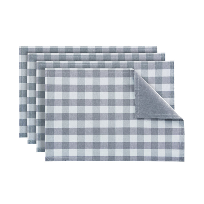 Reversible Placemat - Set of Four - Grey