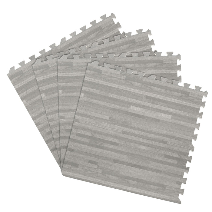 24x24 Anti Fatigue Floor Tiles 4 tiles/16 Sq. Ft. - Grey