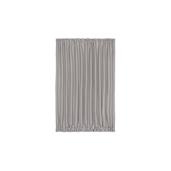 Darcy Rod Pocket Door Panel with Tieback, Soft Radiance, Machine Washable - Grey - 54x40