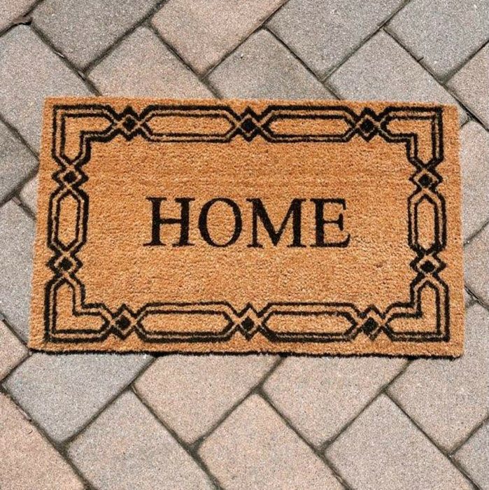 Dorothy Printed Coir Door Mat - Natural Coco Fibers - 18x30 - Heavy Duty Trap for Dirt and Moisture - Easy to Clean - Home