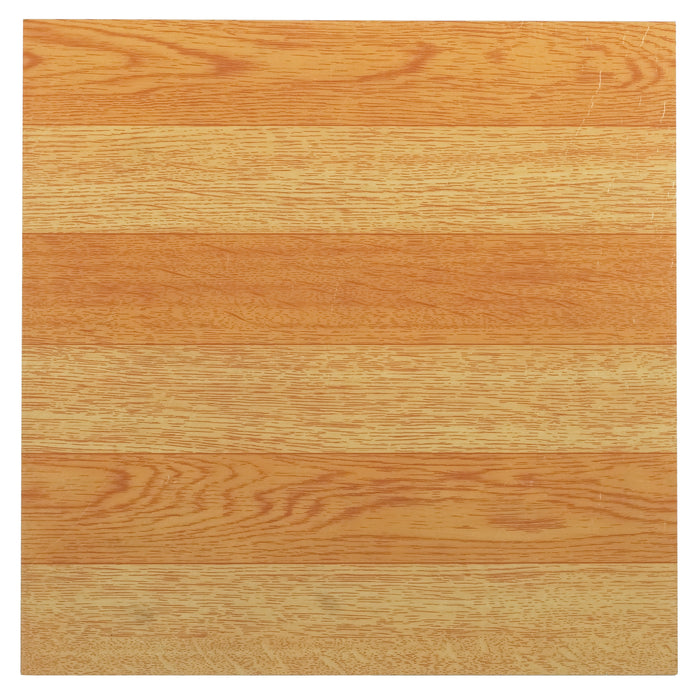 Sterling 12x12 Self Adhesive Vinyl Floor Tile - 45 Tiles - 1 Year Warranty - Light Oak Plank