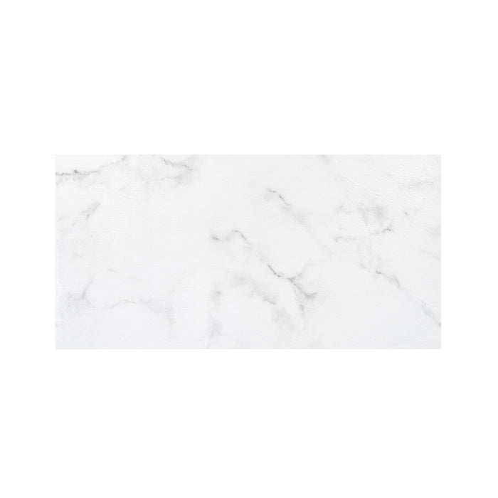 Palazzo 12x24 Self Adhesive Vinyl Floor Tile - Easy DIY Installation, 20 sqft Coverage, 5-Year Warranty - 20 Tiles/40 sq. ft. - Luxe White