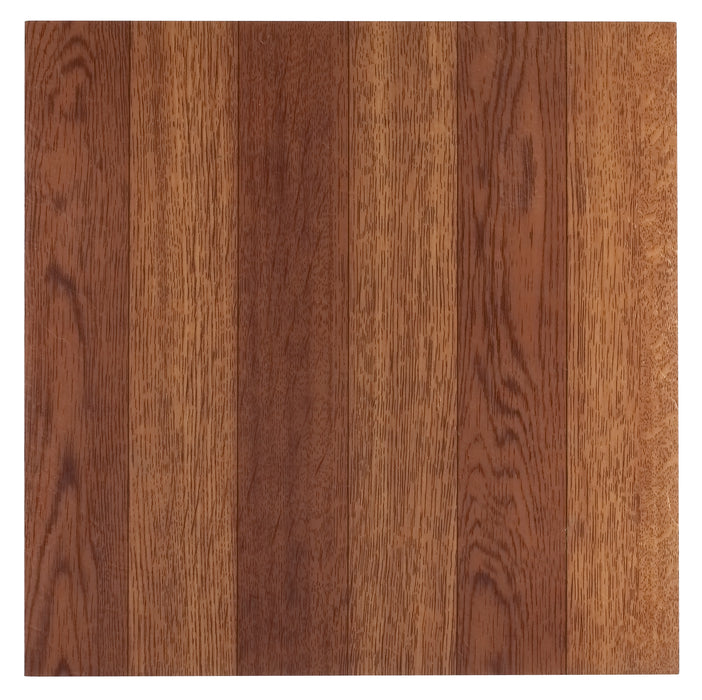 Sterling 12x12 Self Adhesive Vinyl Floor Tile - 20 Tiles, 1-Year Warranty - Medium Oak Plank