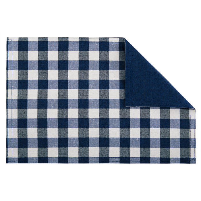 Reversible Placemat - Set of Four - Navy