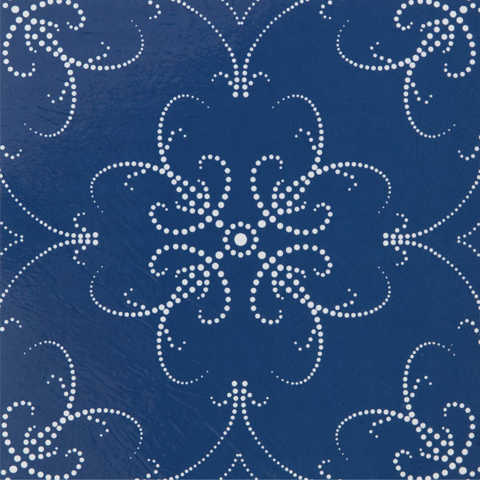 Retro Style 12x12 Self Adhesive Vinyl Floor Tile - 20 Tiles, 20 sqft - Navy Pearl