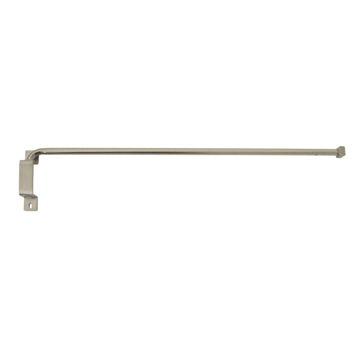 Innovative Swing Arm Curtain Rod - ½-Inch Diameter, Fits 22-36 Inch Windows, Brent Style - Nickel