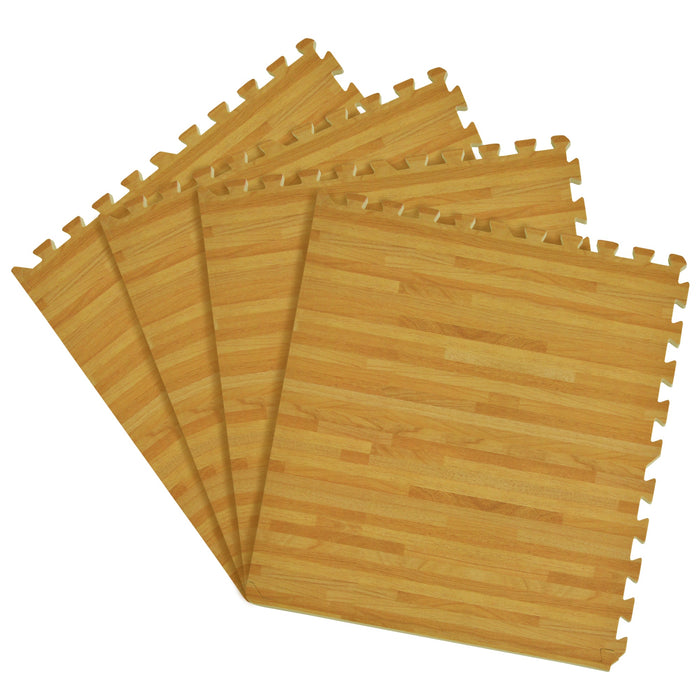 24x24 Anti Fatigue Floor Tiles 4 tiles/16 Sq. Ft. - Pine