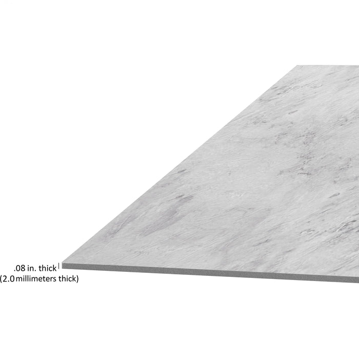 Palazzo 12x24 Self Adhesive Vinyl Floor Tile - Easy DIY Installation, 20 sqft Coverage, 5-Year Warranty - 20 Tiles/40 sq. ft. - Quarry Stone