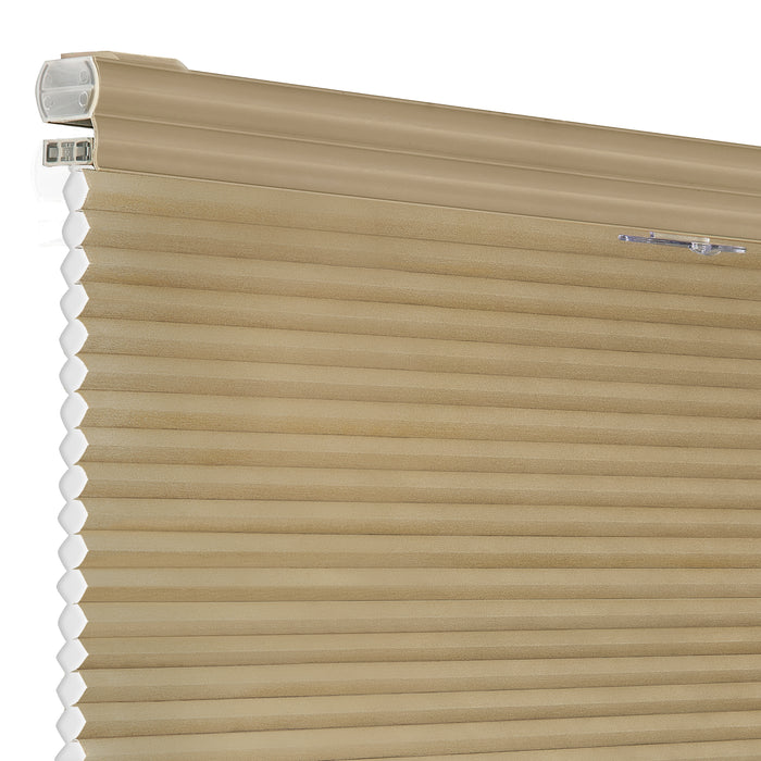 Cordless Honeycomb Cellular Shade - Wheat - 27x64