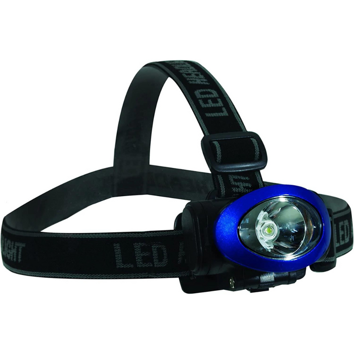 10 LED Headlamp Water Resistant 3 Mode 50 Lumen Super Bright Light - Batteries Included