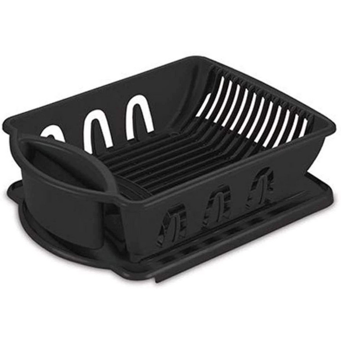 Stainless Steel Large Dish Rack (Black) – BACOENG