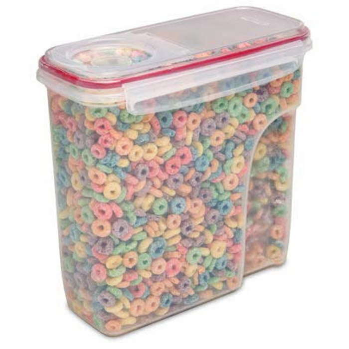Plastic House Large Cereal Containers Storage Set Dispenser Approx. 4L Fits Full