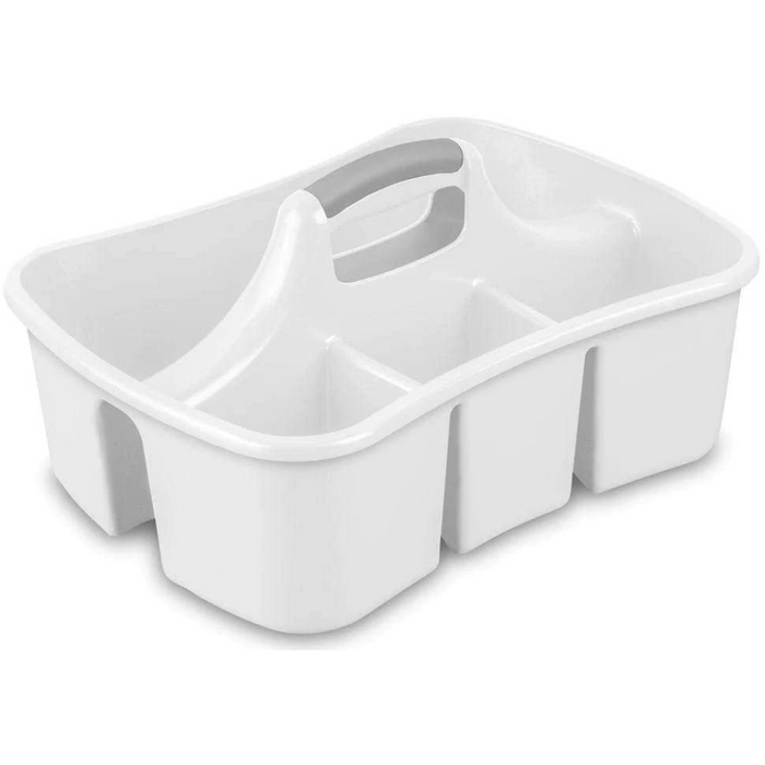 Extra Large (5 Gallon) Divided/Compartment Cleaning Utility Caddy Tote