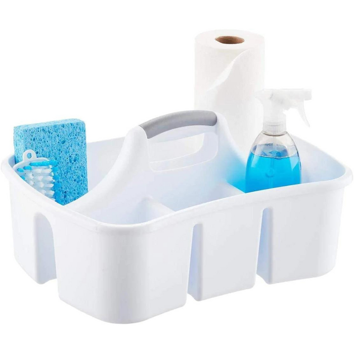 Cleaning Supply Caddy, Supplies Organizer with Handle,Tote Plastic