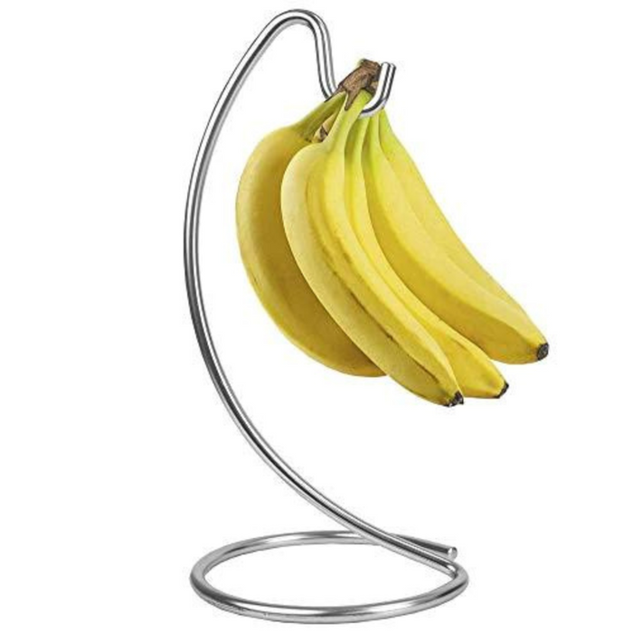 Countertop Rust-resistant Banana Holder/Hanger (Satin Chrome)
